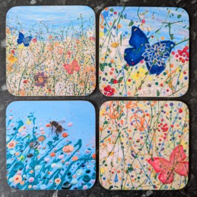 butterfly coaster set