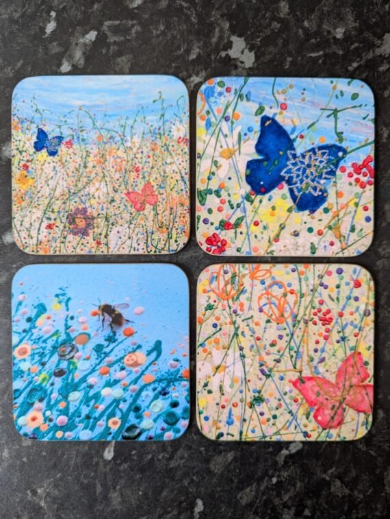 butterfly coaster set